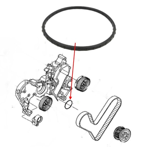 Wasserpumpendichtung - , (o-ring)